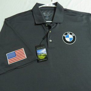 New Sz L Gray Pebble Beach Golf Mens db #17Y Polo